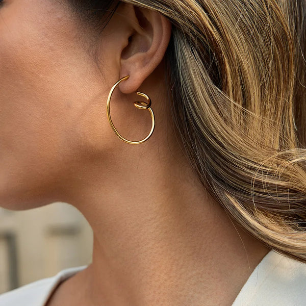 Minimalist Geometric Earrings | Stainless Steel