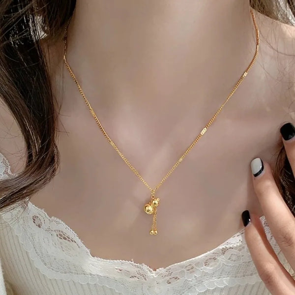 Gourd Necklace | Gold