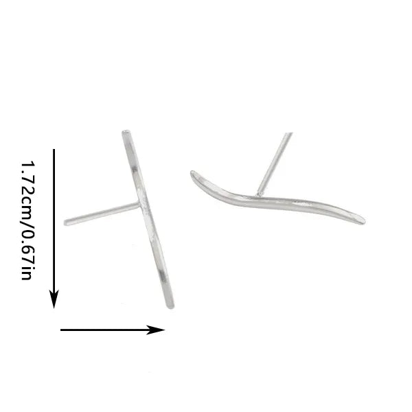 Stud Earrings | 925 Sterling Silver