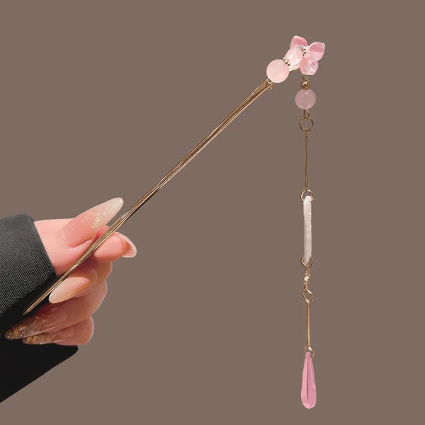 Natural Floral Hairpin Headband | Alloy
