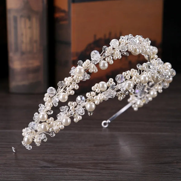 Crystal Artificial Pearl Headband | Crystal