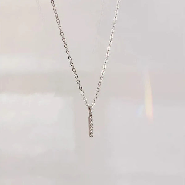 Rhinestone Pendant Necklace | 925 Sterling Silver