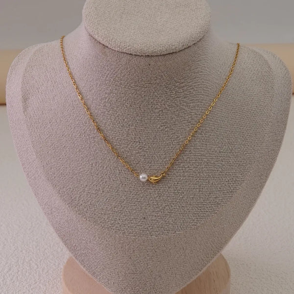 Gold-Plated Pendant Necklace | Stainless Steel