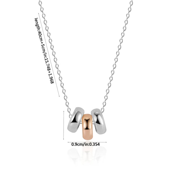 Display Geometric Pendant Necklace | 925 Sterling Silver
