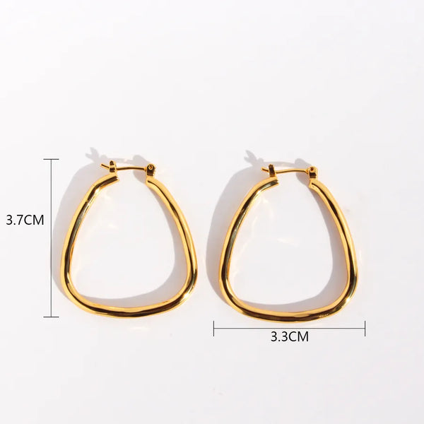 Geometric Earrings | Copper