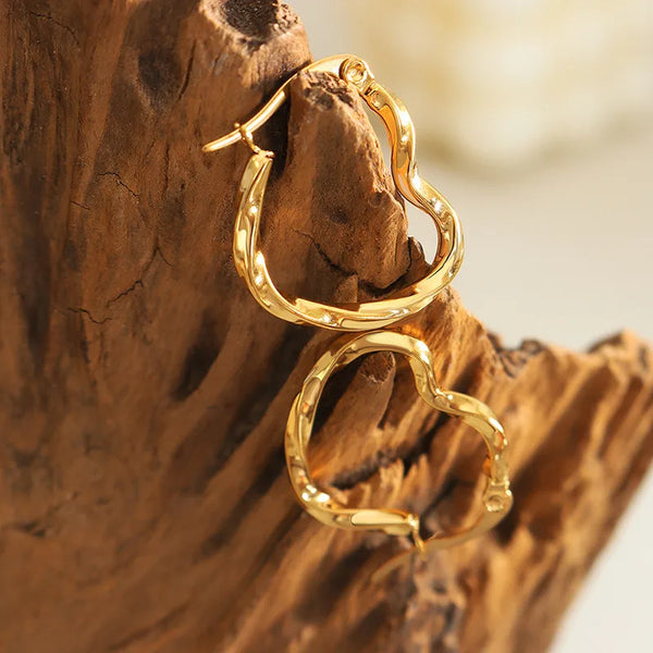 Heart Earrings | Stainless Steel