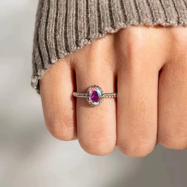 Gradient Geometric Ring | 925 Sterling Silver