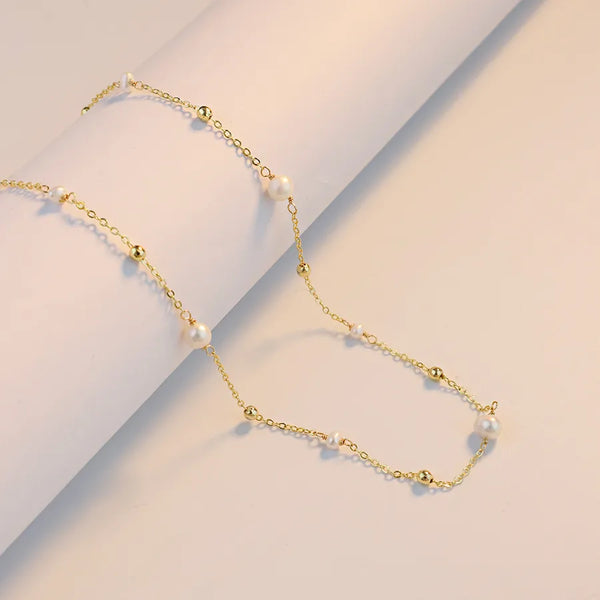 Geometric Freshwater Pearl Necklace | Freshwater Pearl