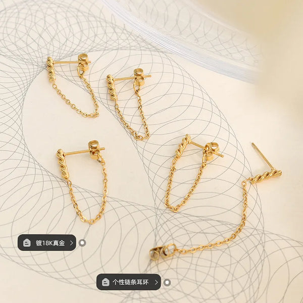 Display Geometric Earrings | Stainless Steel