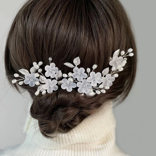 Rhinestone Floral Hair Clip | Rhinestone