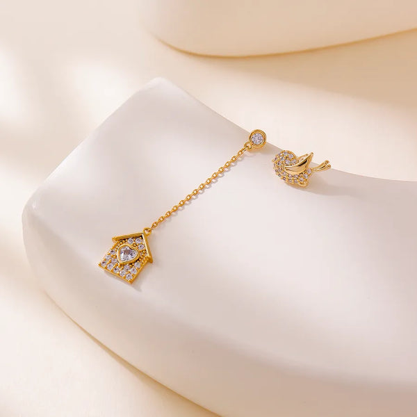 Artificial Pearl Stud Earrings | Sterling Silver
