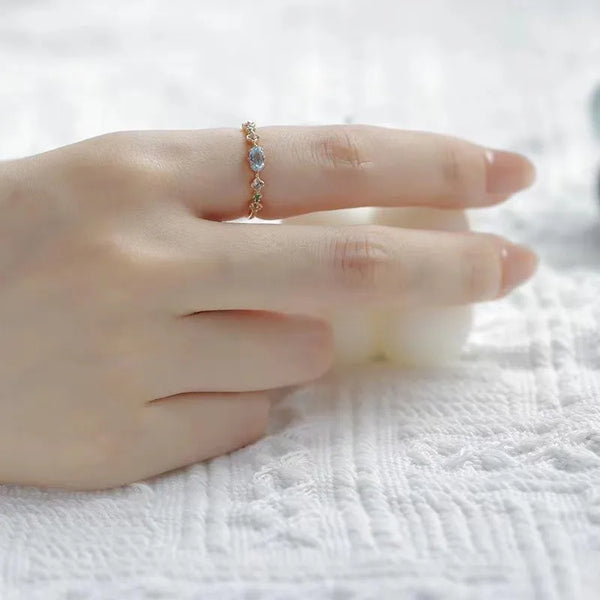Artistic Zircon Ring | Copper