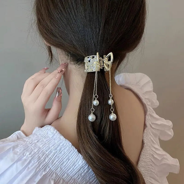 Tassel Butterfly Hair Clip | Zinc Alloy