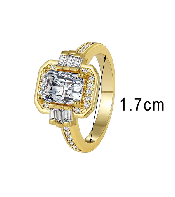 Size Zircon Ring | Copper