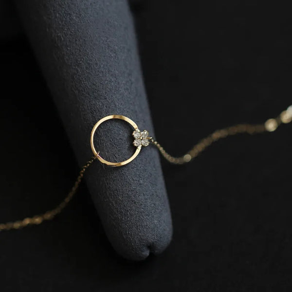 Flower Floral Bracelet | 925 Sterling Silver
