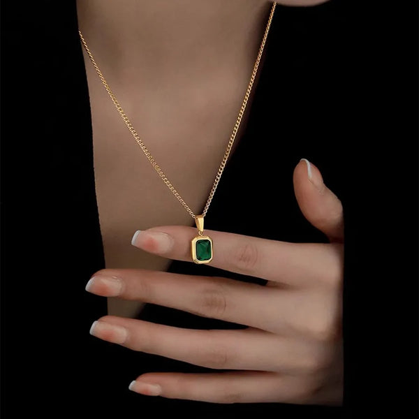 Zircon Necklace | Copper