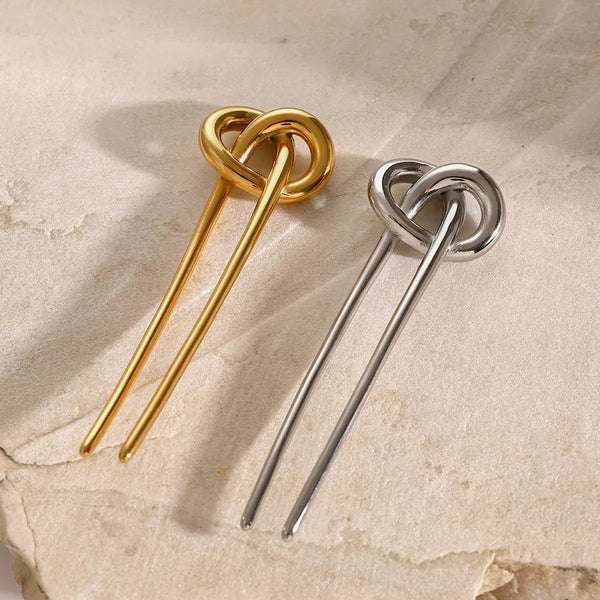 Gold-Plated Hairpin Headband | Stainless Steel