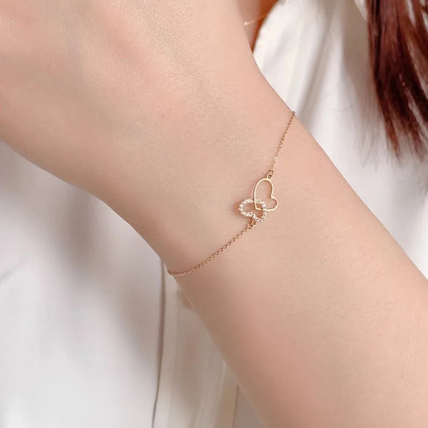 Heart Butterfly Bracelet | 925 Sterling Silver