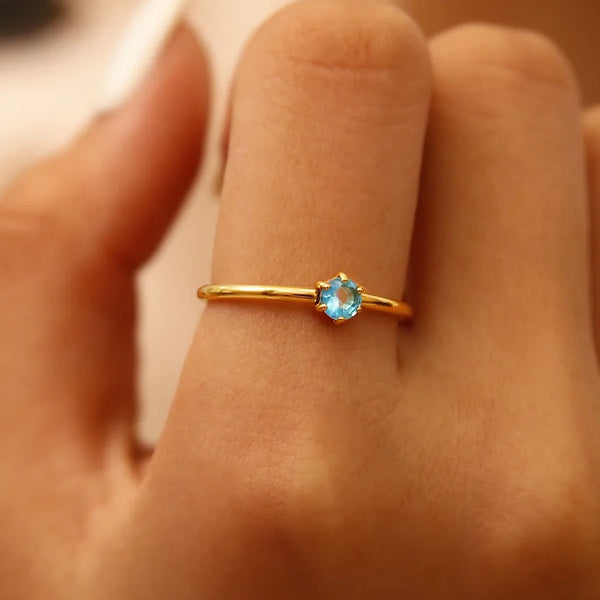 Zircon Ring | Stainless Steel