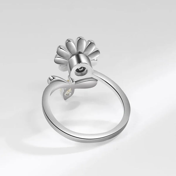 Bee Floral Ring | Copper