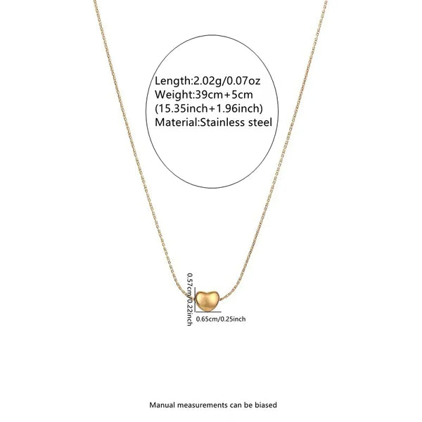 Box Chain Pendant Necklace | Stainless Steel