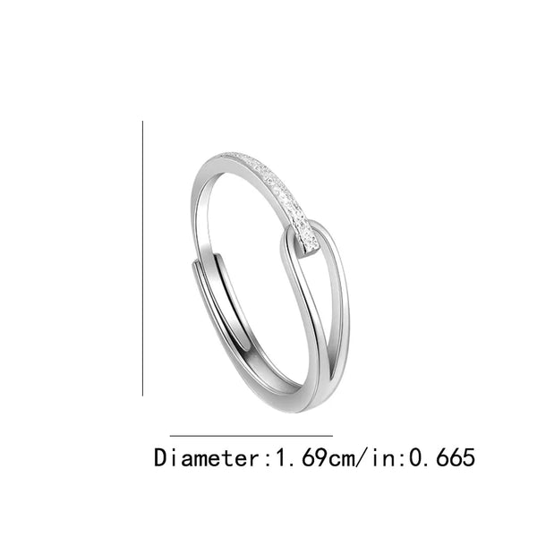 Open Geometric Ring | 925 Sterling Silver