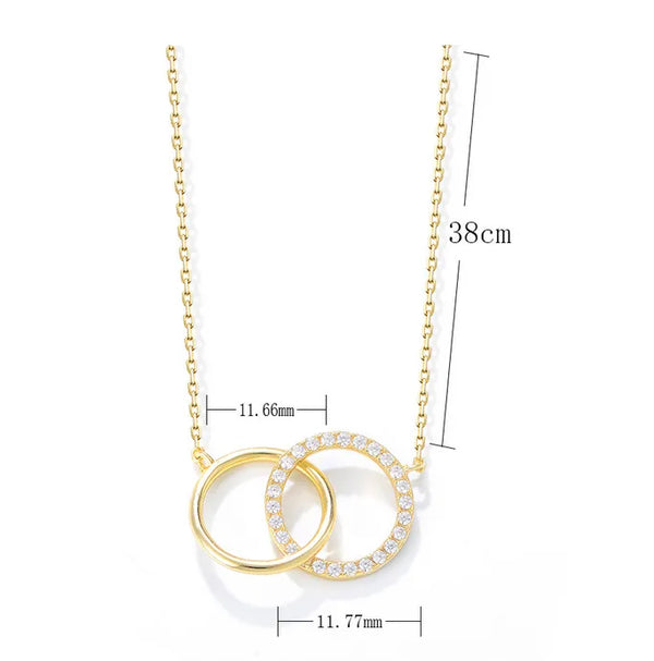Cable Pendant Necklace | 925 Sterling Silver