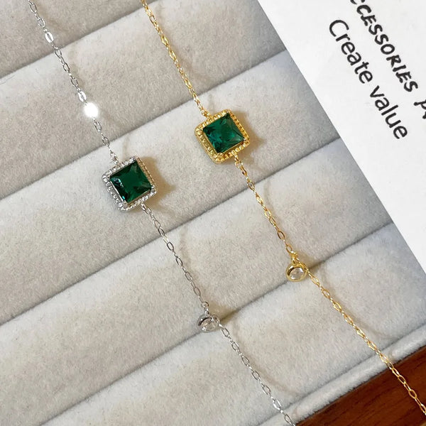 Square Geometric Bracelet | 925 Sterling Silver