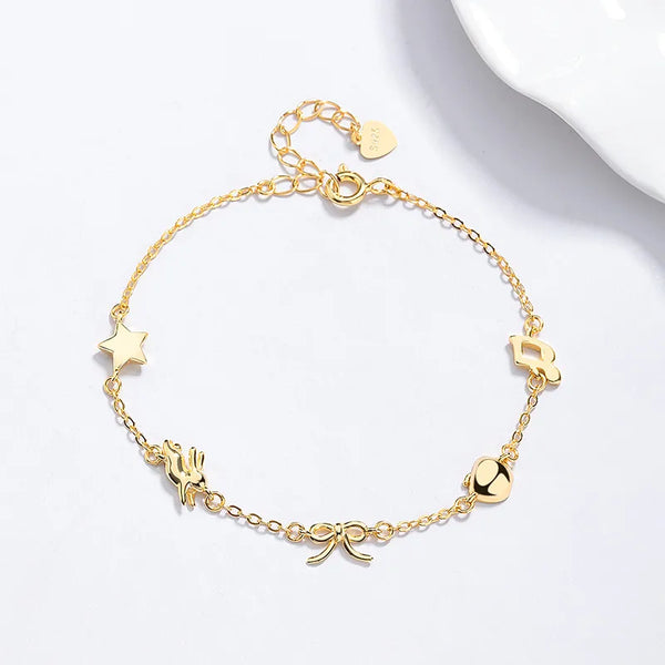 Celestial Bow Bracelet | 925 Sterling Silver