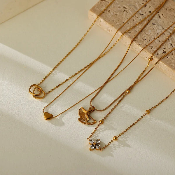 Niche Heart Necklace | Gold