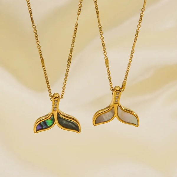Vintage Gold-Plated Pendant Necklace | Stainless Steel