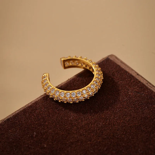 Zircon Ear Cuff Earring | 925 Sterling Silver