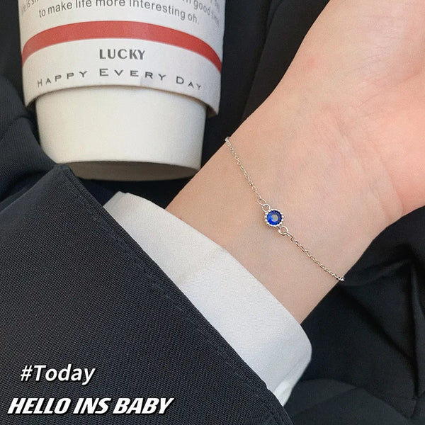 Diamond Zircon Bracelet | 925 Sterling Silver