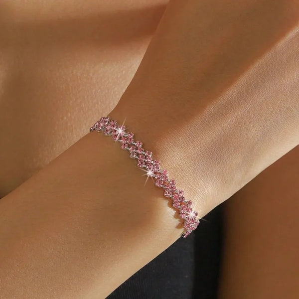 Rhinestone Bracelet | Copper