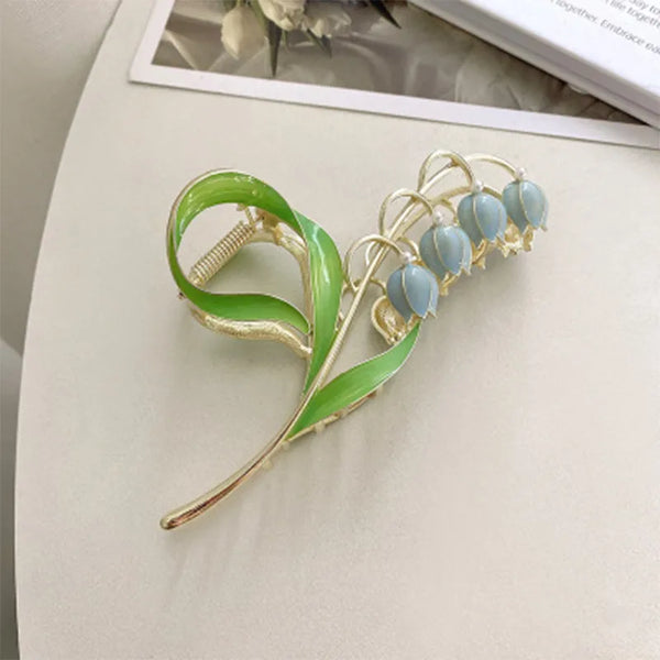 Sweet Floral Hair Claw | Metal