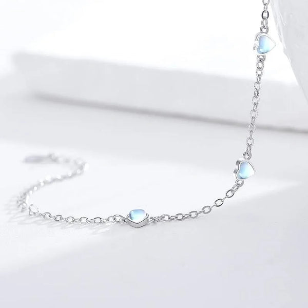 Celestial Heart Bracelet | 925 Sterling Silver