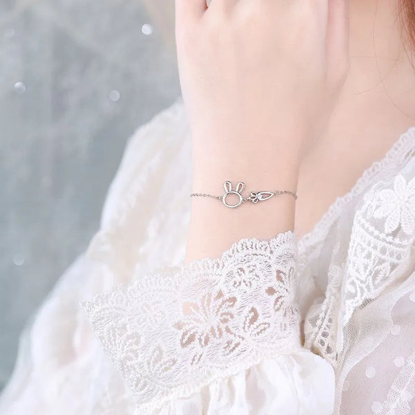 Hollow Floral Bracelet | 925 Sterling Silver