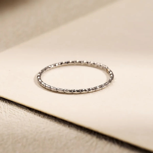Round Geometric Ring | Stainless Steel