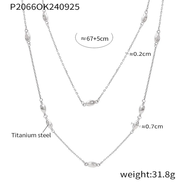 Luxurious Geometric Necklace | Stainless Steel