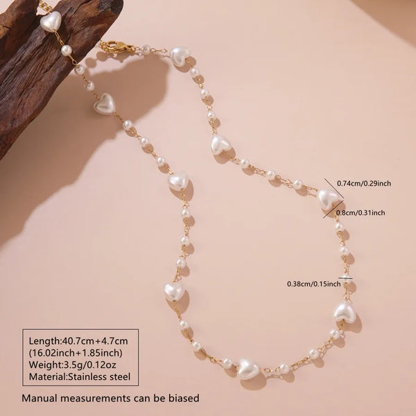 Asymmetric Heart Necklace | Stainless Steel