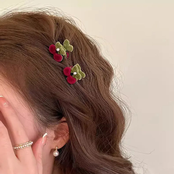Cherry Hair Clip | Alloy