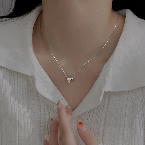 Heart Pendant Necklace | 925 Sterling Silver