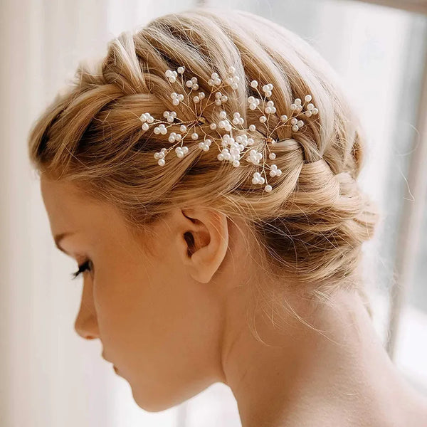 Pink Pearl Hairpin Hair Pin | Alloy