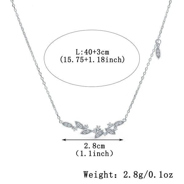 Leaf Necklace | 925 Sterling Silver