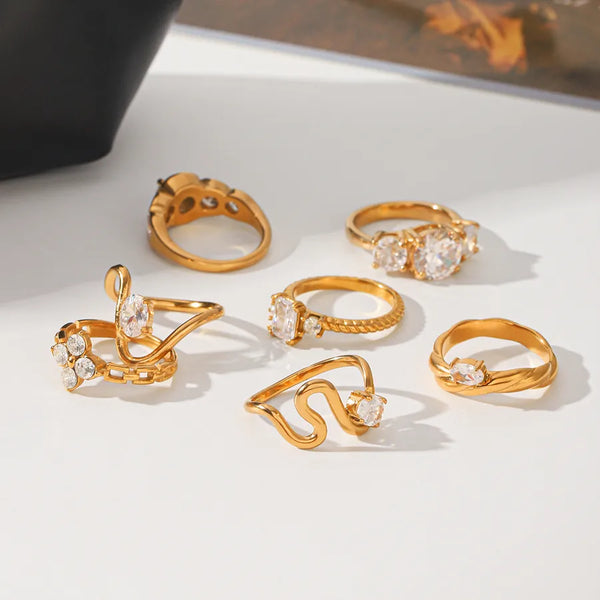 Zircon Ring | Stainless Steel