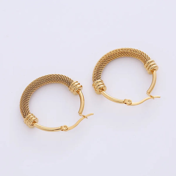 Gold-Plated Earrings | Stainless Steel