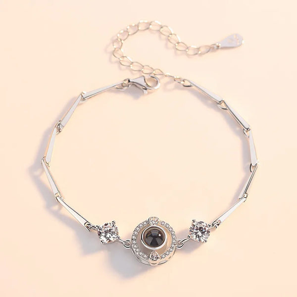 Projection Geometric Bracelet | 925 Sterling Silver
