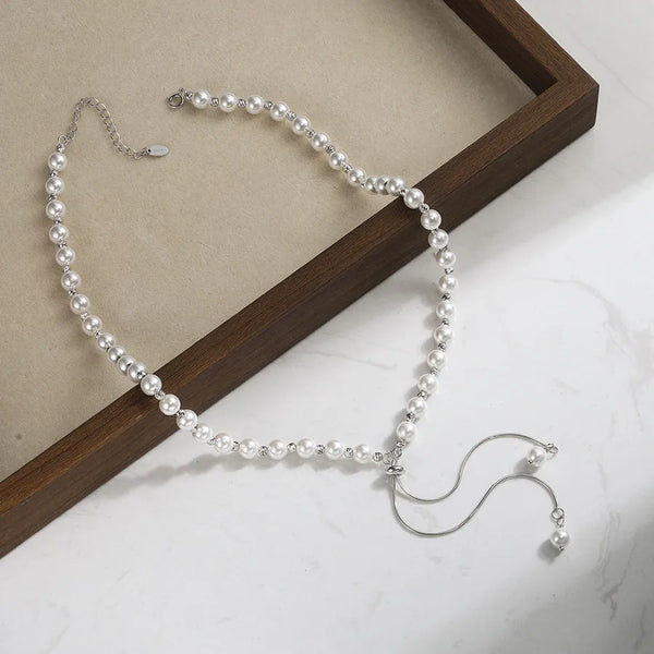 Shell Floral Pendant Necklace | 925 Sterling Silver