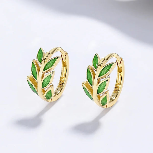 Leaf Earrings | 925 Sterling Silver