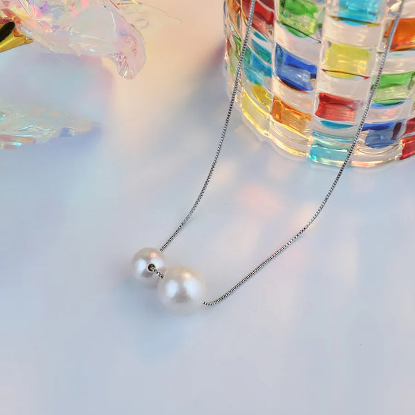 Bridal Pearl Necklace | 925 Sterling Silver